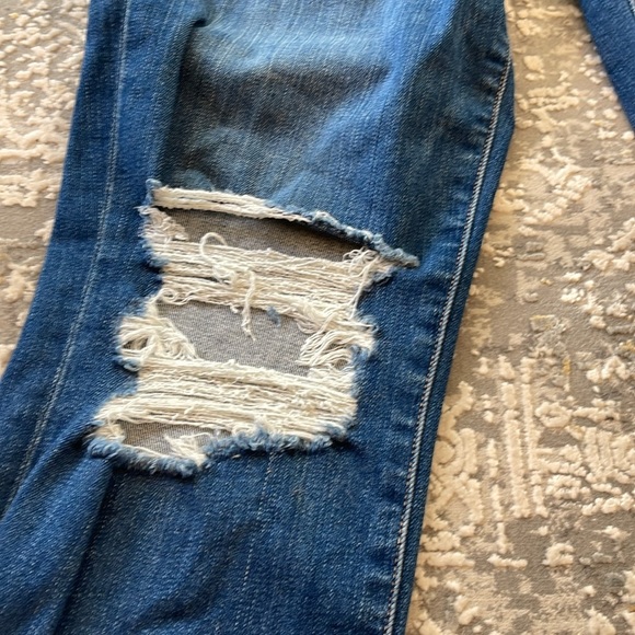 Frame LeHigh High Rise Ripped Jeans 30 - Picture 10 of 13
